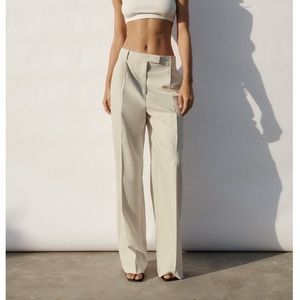 NWT ZARA WIDE LEG PANTS, SIZE M